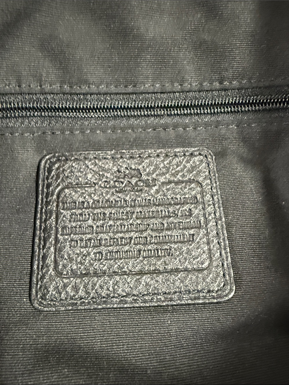 Coach Black/Gray Signature Jacquard Shoulder Bag - Picture 3 of 12